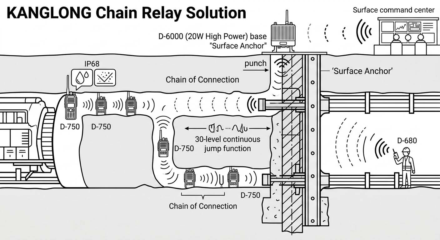 wireless communication solution underground wireless communication solution