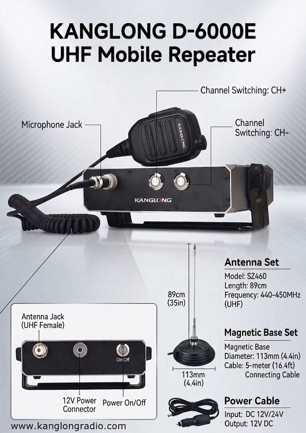 D6000E mobile repeater
