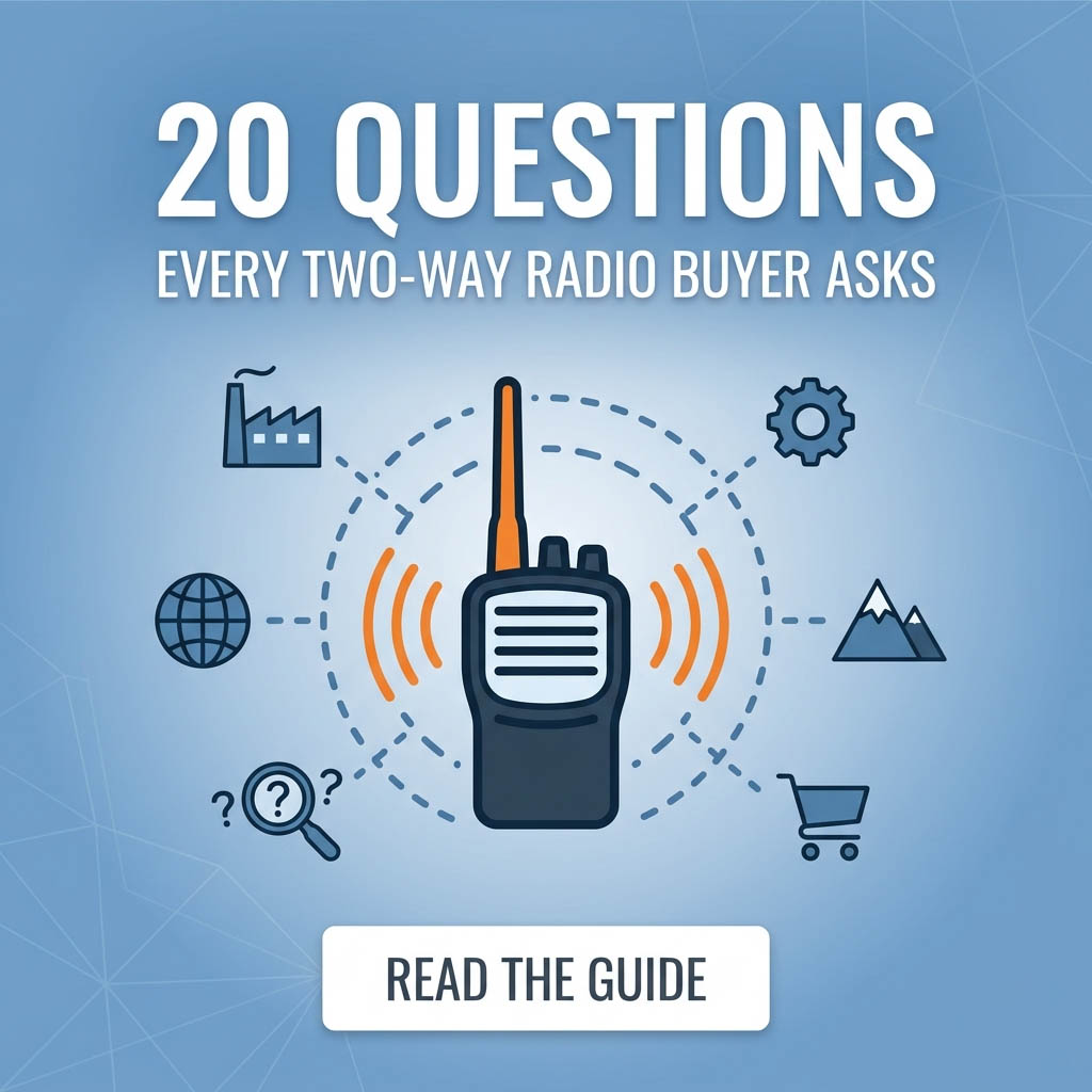 20 Two-Way Radio Buying Questions Every B2B Buyer Asks!